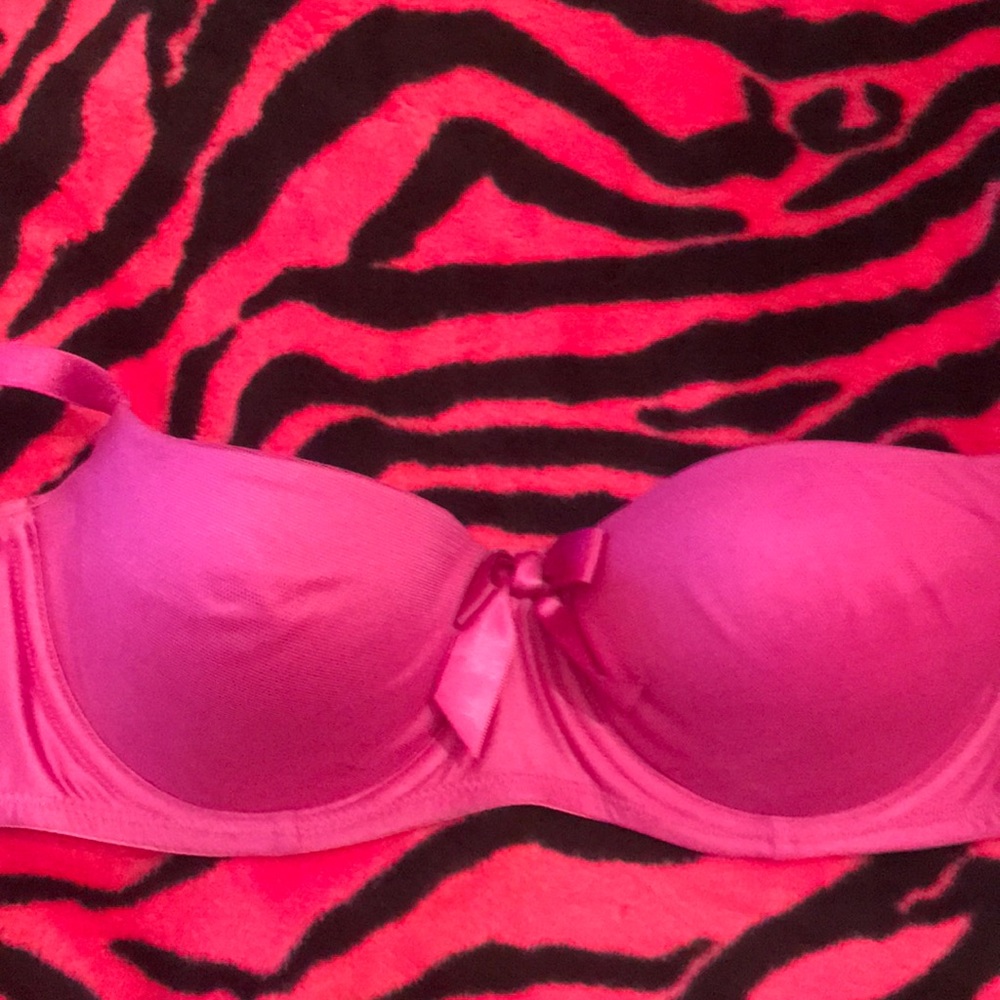 VS💋 Purple padded bra with bow